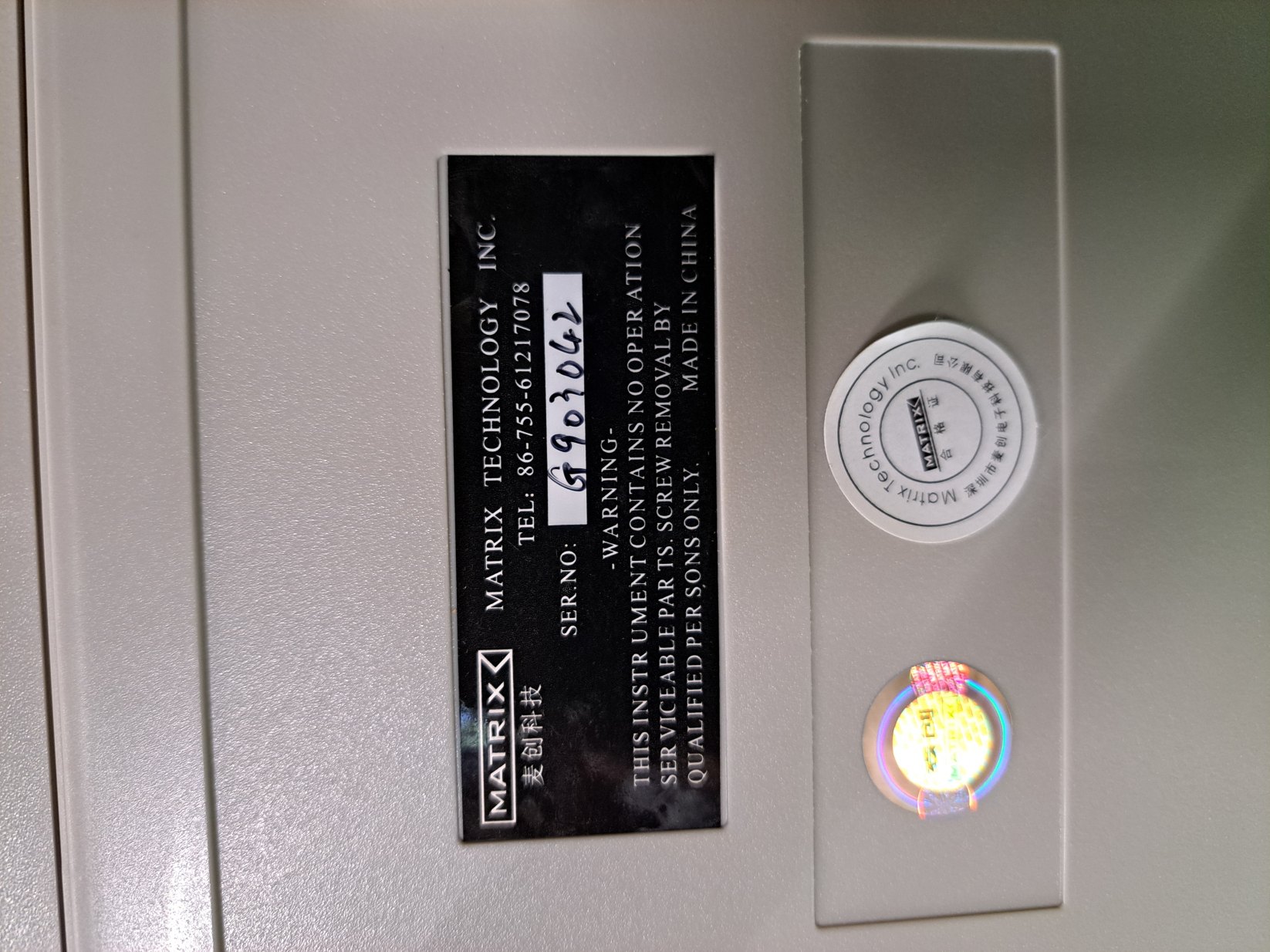 MFG-8216A-1 Laboratóriumi generátor: függvény; LED; 6 digit; 1MΩ; -20dB